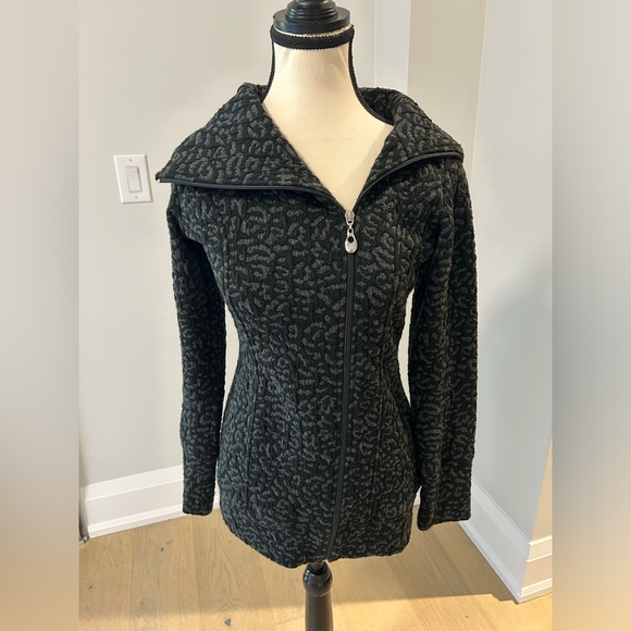 Tonia Debellis Women’s XS Jacquard Ruched Asymmetrical Zipper/Stitching - Picture 1 of 3